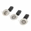 Paulmann 3 spots encastrables LED Coin Slim, blancs, IP23| Plafonniers Led|Plafonniers