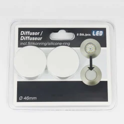 Briloner 3 spots encastrés LED Nikas IP44 aluminium| Spots Encastrés Led|Luminaires Led D'Intérieur