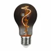 STAR TRADING Ampoule à filament LED A60 E27 3W 1800K verre fumé| Ampoules Filament|Ampoules Filament