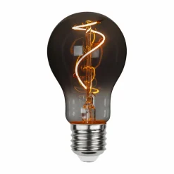 STAR TRADING Ampoule à filament LED A60 E27 3W 1800K verre fumé| Ampoules Filament|Ampoules Filament