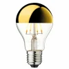 DESIGN BY US Ampoule à tête miroir LED Arbitrary E27 or 3,5W 2700K à intensité variable| Lampes Led À Intensité Variable|Ampoules Led