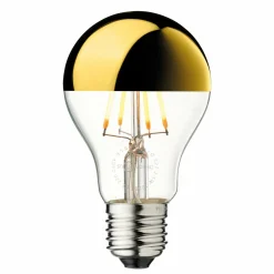 DESIGN BY US Ampoule à tête miroir LED Arbitrary E27 or 3,5W 2700K à intensité variable| Lampes Led À Intensité Variable|Ampoules Led
