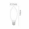 Lucide Ampoule bougie LED E14 3 W 2 200K dimmable| Lampes Led À Intensité Variable|Ampoules Led