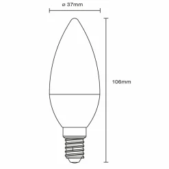 Globo Ampoule bougie LED E14, 4,5 W Tuya-Smart RGBW CCT| Ampoules Connectées Et Intelligentes|Ampoules Connectées Et Intelligentes