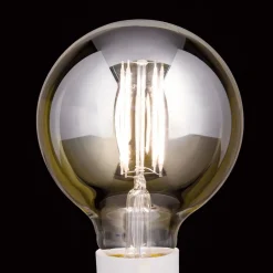 ORION Ampoule globe LED E27 G95 6 W ambrée 2 200 K dim| Lampes Led À Intensité Variable|Ampoules Led