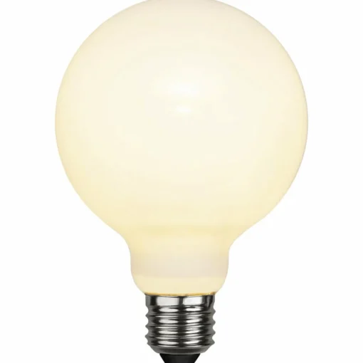 STAR TRADING Ampoule globe LED E27 G95 7,5 W 3-step-dim, opale| Lampes Led À Intensité Variable|Ampoules Led