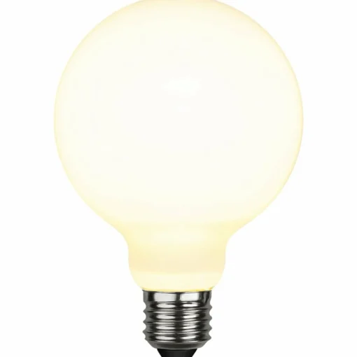 STAR TRADING Ampoule globe LED E27 G95 7,5 W 3-step-dim, opale| Lampes Led À Intensité Variable|Ampoules Led