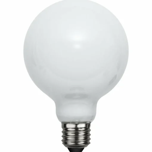 STAR TRADING Ampoule globe LED E27 G95 7,5 W 3-step-dim, opale| Lampes Led À Intensité Variable|Ampoules Led