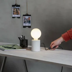 STAR TRADING Ampoule globe LED E27 G95 7,5 W 3-step-dim, opale| Lampes Led À Intensité Variable|Ampoules Led