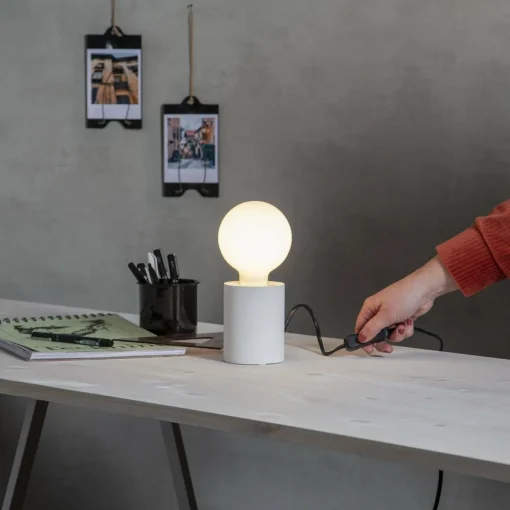 STAR TRADING Ampoule globe LED E27 G95 7,5 W 3-step-dim, opale| Lampes Led À Intensité Variable|Ampoules Led