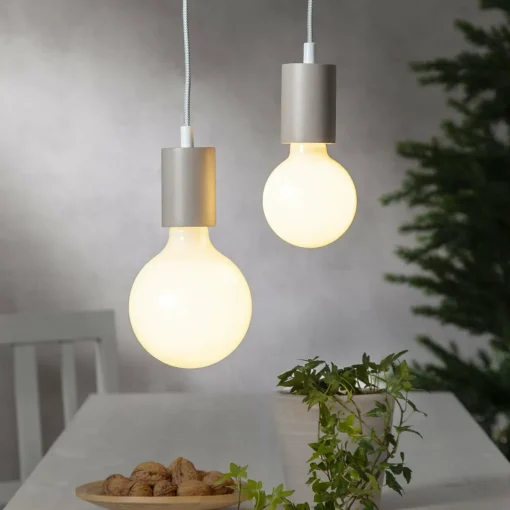 STAR TRADING Ampoule globe LED E27 G95 7,5 W 3-step-dim, opale| Lampes Led À Intensité Variable|Ampoules Led