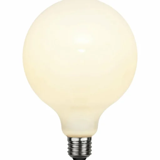 STAR TRADING Ampoule globe LED E27 G125 7,5 W 3-step-dim, opale| Lampes Led À Intensité Variable|Ampoules Led
