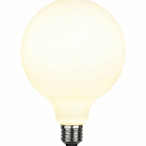 STAR TRADING Ampoule globe LED E27 G125 7,5 W 3-step-dim, opale| Lampes Led À Intensité Variable|Ampoules Led