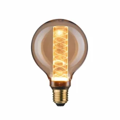 Paulmann Ampoule globe LED E27 4W G95 Inner Glow motif en spirale| Ampoules Led E27|Ampoules Led