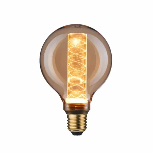 Paulmann Ampoule globe LED E27 4W G95 Inner Glow motif en spirale| Ampoules Led E27|Ampoules Led