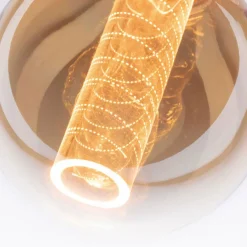 Paulmann Ampoule globe LED E27 4W G95 Inner Glow motif en spirale| Ampoules Led E27|Ampoules Led