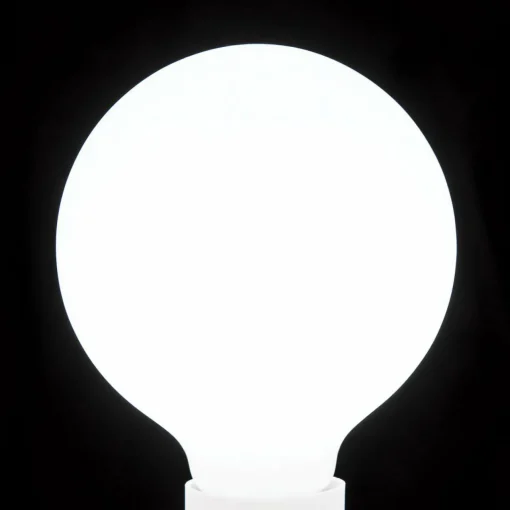 ORION Ampoule globe LED E27 6 W G80, opale dimmable| Lampes Led À Intensité Variable|Ampoules Led
