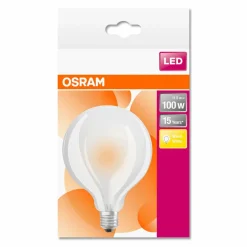 OSRAM Ampoule globe LED G95 E27 11W blanc chaud 1 521lm| Ampoules Led E27|Ampoules Led