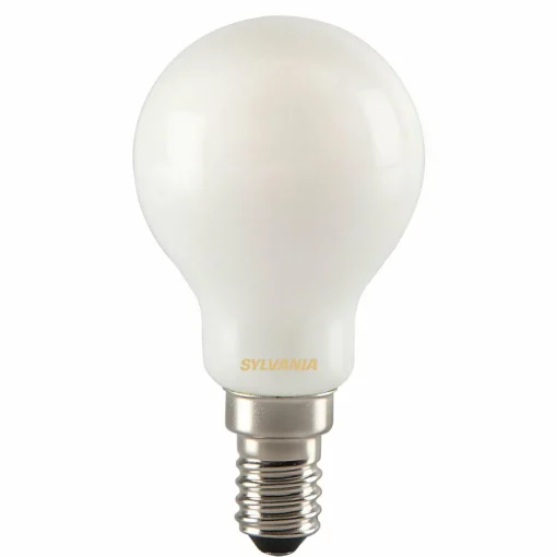 Sylvania Ampoule goutte LED E14 ToLEDo RT Ball 4,5W 827 satiné| Ampoules Led E14|Ampoules Led