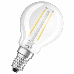 OSRAM Ampoule goutte LED E14 4 W 827, kit de 2| Ampoules Filament|Ampoules Filament