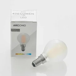 Arcchio Ampoule goutte LED E14 4 W 2 700 K mate dim x3| Lampes Led À Intensité Variable|Ampoules Led