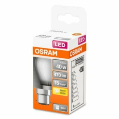 OSRAM Ampoule goutte LED B22d 4W 2.700K mate| Ampoules Led|Ampoules Led