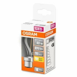 OSRAM Ampoule goutte LED B22d 4W 2.700K claire| Ampoules Led|Ampoules Led