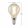Arcchio Ampoule LED à fil E14 4 W 2 700 K goutte dim x5| Lampes Led À Intensité Variable|Ampoules Led