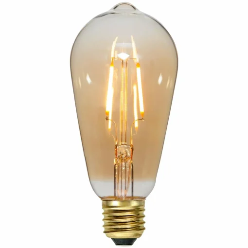 STAR TRADING Ampoule LED à filament E27 0,75W 2000K verre ambré| Ampoules Filament|Ampoules Filament