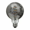 STAR TRADING Ampoule LED à filament en spirale, G95, E27, 2 W gris intensité variable| Lampes Led À Intensité Variable|Ampoules Led