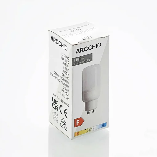 Arcchio Ampoule LED de forme tubulaire GU10 3W 3.000K| Ampoules Led Gu10|Ampoules Led