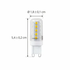 Arcchio Ampoule LED , G9, 2,6 W, claire, 2.700 K, 485 lm| Ampoules Filament|Ampoules Filament