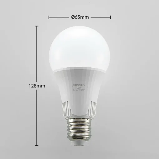 Arcchio Ampoule LED E27 A65 15 W 3 000 K dimmable 3 niv.| Lampes Led À Intensité Variable|Ampoules Led