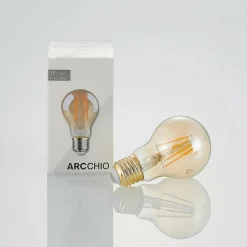 Arcchio Ampoule LED E27 A60 6,5 W 2 500 K ambre| Lampes Led À Intensité Variable|Ampoules Led