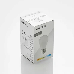 Arcchio Ampoule LED E27 A60 9,5 W 3 000 K opale x2| Ampoules Led E27|Ampoules Led