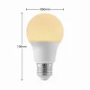 Arcchio Ampoule LED E27 A60 4,9 W 3 000 K opale x3| Ampoules Led E27|Ampoules Led