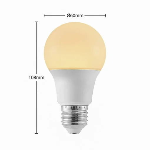 Arcchio Ampoule LED E27 A60 4,9 W 3 000 K opale x3| Ampoules Led E27|Ampoules Led