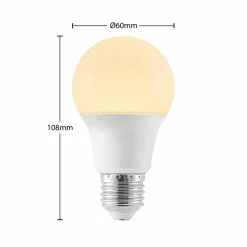 Arcchio Ampoule LED E27 A60 4,9 W 3 000 K opale x10| Ampoules Led E27|Ampoules Led