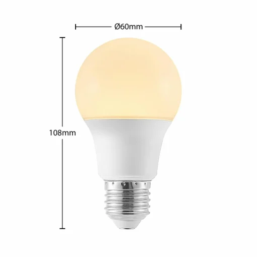 Arcchio Ampoule LED E27 A60 4,9 W 3 000 K opale x10| Ampoules Led E27|Ampoules Led