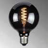 FH Lighting Ampoule LED, E27, G125, fumé, 4 W, 1800 K, 60 lm| Ampoules Filament|Ampoules Filament