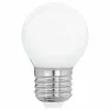 EGLO Ampoule LED E27 G45 4W, blanc chaud, opale| Ampoules Led E27|Ampoules Led