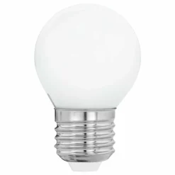 EGLO Ampoule LED E27 G45 4W, blanc chaud, opale| Ampoules Led E27|Ampoules Led