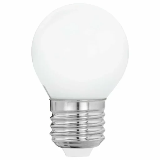 EGLO Ampoule LED E27 G45 4W, blanc chaud, opale| Ampoules Led E27|Ampoules Led