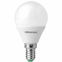 MEGAMAN Ampoule LED E14 goutte 3,5W, blanc chaud, intensité variable| Lampes Led À Intensité Variable|Ampoules Led