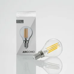 Arcchio Ampoule LED E14 P45 4 W 2 700 K clair 3-Stepdim x2| Lampes Led À Intensité Variable|Ampoules Led