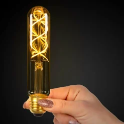 Lucide Ampoule LED E27 tube T30 4 W 2 200 K ambre capteur| Ampoules Led E27|Ampoules Led