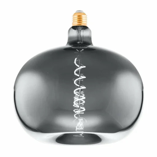 EGLO Ampoule LED E27 4 W Big Size pomme, fil, chromée| Lampes Led À Intensité Variable|Ampoules Led