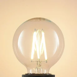 Arcchio Ampoule LED E27 8 W G80 2 700 K filament dimmable| Lampes Led À Intensité Variable|Ampoules Led