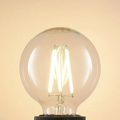 Arcchio Ampoule LED E27 8 W G80 2 700 K filament dimmable| Lampes Led À Intensité Variable|Ampoules Led