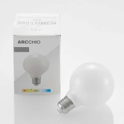 Arcchio Ampoule LED E27 8W G80 2 700 K opale, 2x| Lampes Led À Intensité Variable|Ampoules Led